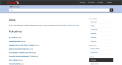 Desktop Screenshot of doria.fi